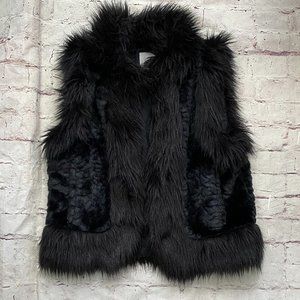 Ann Taylor LOFT faux fur Vest - small